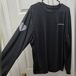 Unisex Polaris SlingshoBlack Long Sleeve Tee with Crew Neck W XL, M 2XL
